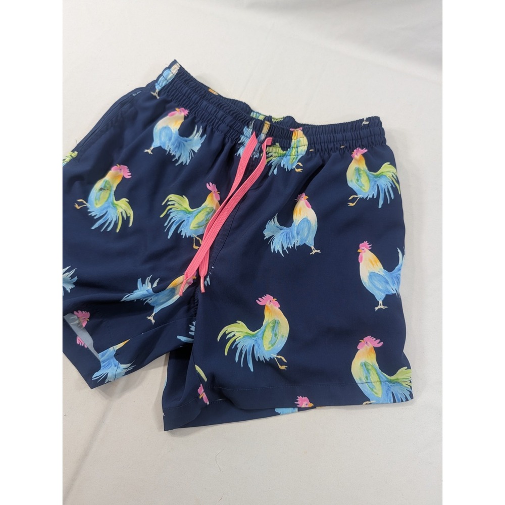 Chubbies Mens The Fowl Plays Small Classic 5.5 Inch Inseam Swim Trunks *Read